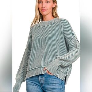 Zenana Ribbed Sweater